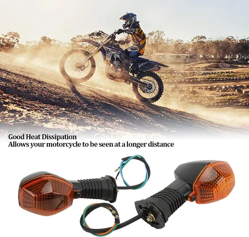 Miniatura 3 de KIMISS Luz de giro de motocicleta, lámpara indicadora de giro delantero ABS de 12 V intermitentes de repuesto para DL 1000 VStrom 20062012