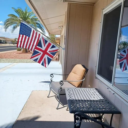Miniatura 2 de TOPFLAGS Bandera británica de 3 x 5 pies, bandera bordada de doble cara del Reino Unido para exteriores, rayas cosidas de nailon resistente con 2