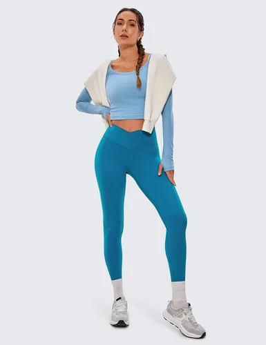 Miniatura 3 de CRZ YOGA Butterluxe - Leggings de entrenamiento con cintura cruzada para mujer, 25 pulgadas, con cintura alta, para gimnasio, atletismo, yoga