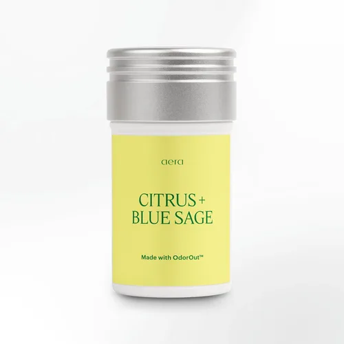 Aera Recambio de cápsula de fragancia de aceite esencial de cítricos + salvia azul, notas de limón picante, lima y madera de cedro, funciona con el