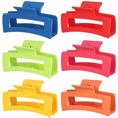 Miniatura 23 de Sisiaipu Pinzas para el Cabello, Pinzas Medianas de 3.5 Pulgadas, Paquete de 6 para Mujeres y Niñas - Accesorios para el Cabello Color Ámbar