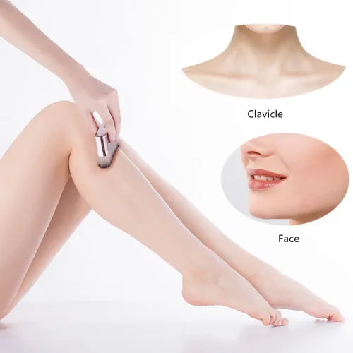 Miniatura 6 de Brocha profesional de maquillaje corporal, brocha de maquillaje Kabuki, brocha autobronceadora, aplicador de autobronceador, cepillo bronceador