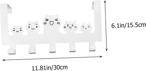 Miniatura 7 de NOLITOY 2 ganchos para colgar bolsos, sombreros, perchas de almacenamiento sobre la puerta, colgador de ropa, gancho para colgar ropa, gancho