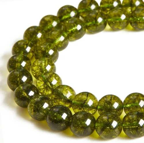 Miniatura 42 de 100 piezas de cuentas de jade birmano de 8 mm cuentas de piedras preciosas naturales cuentas redondas sueltas para manualidades y fabricación