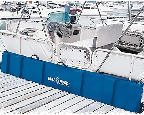 Hull Hugr Guardabarros plegable para barco, azul, múltiple