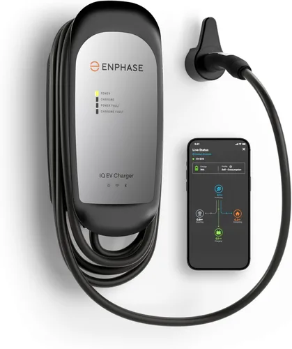 Miniatura 8 de Cargador EV inteligente de 64 amperios - Enphase IQ 80, cableado fijo, potencia de 15.4kW, 240V, conectado por Wi-Fi, certificado de seguridad