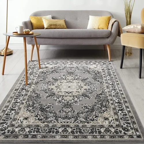 Miniatura 21 de Antep Rugs - Alfombra oriental tradicional de 2 x 3 con medallón para interiores Siesta (azul marino, 2 pies x 3 pies)