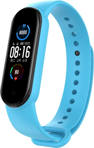 Miniatura 11 de hengkang Compatible con Amazfit Band 5/Xiaomi Mi Band 6/Mi Band 5, correas de repuesto ajustables de silicona deportiva para Amazfit Band 5, Mi Band