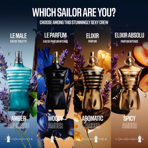 Miniatura 5 de Le Male Le Parfum de Jean Paul Gaultier para Hombre 2.5 oz Spray Intensivo de Eau de Parfum