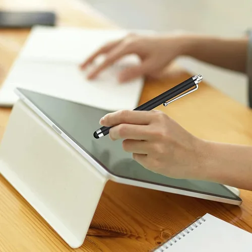 Miniatura 7 de Bolígrafos para pantallas táctiles, paquete de 12 bolígrafos capacitivos universales para pantalla táctil para tabletas, iPad, iPhone, teléfono