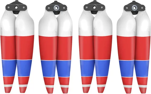 Hélices para DJI Air 3 Drone, 8747F Reducción de ruido silenciosa Hélice de liberación rápida Air 3 Hoja de repuesto de colores 2 pares (tricolor)