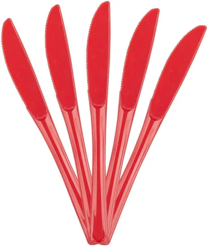Miniatura 18 de JAM Paper Premium Utensils Party Pack - Cuchillos de plástico - Fucsia rosa intenso - 48 cuchillos desechables/paquete