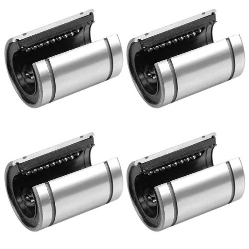Miniatura 7 de uxcell LM25UUOP Rodamientos lineales de bolas tipo abierto, diámetro de 0.984 in, diámetro de 1.575 in de diámetro exterior, 2.323 in de longitud