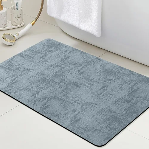 Miniatura 40 de ACCUMTEK Alfombrilla de Baño Ultra Delgada, Alfombrillas de Baño Antideslizantes con Respaldo Mejorado para Colocar Bajo la Puerta, Alfombras