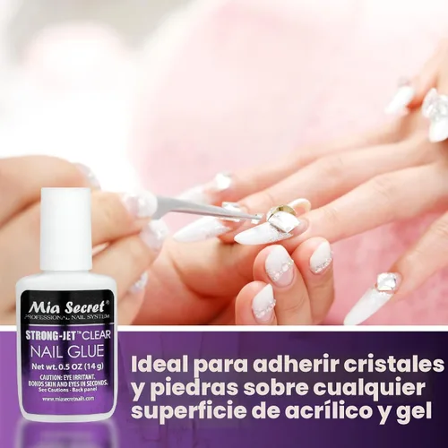 Miniatura 3 de Mia Secret, Pegamento de uñas con calcio y vitamina E, Cepillo en n.º 335