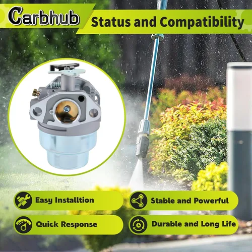 Miniatura 8 de Carbhub Carburador GCV160 para Honda GCV160 GCV160A GCV160LA GCV160LE HRB216 HRS216 HRT216 HRZ216 Reemplaza 16100-ZM0-804 16100-ZM0-802