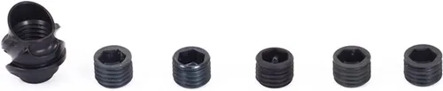 Miniatura 6 de Set de Mira Peep para Tiro con Arco 37/45 Grados 6X 8X con Clarificador y Lente de Núcleo Interno de 5 Tamaños, Accesorio de Cebo para Arco Negro