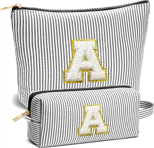 Set de Bolsos de Maquillaje de Viaje - Bolso Inicial de Aseo de Viaje, Bolso de Cosméticos Portátil | Bolso de Maquillaje de Viaje con Artículos Azul