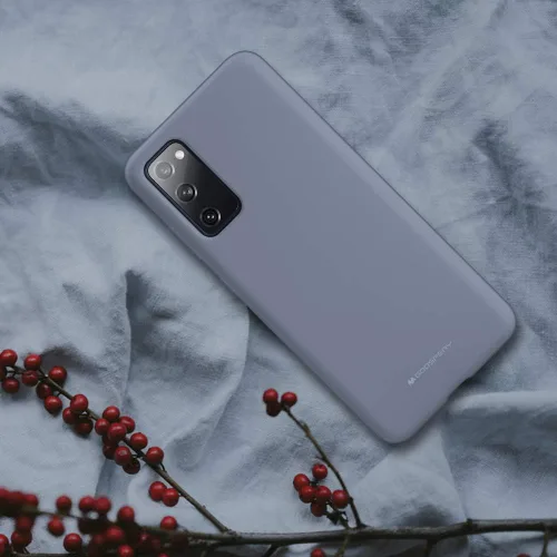 Miniatura 2 de GOOSPERY Funda de silicona líquida compatible con Samsung Galaxy S20FE, suave al tacto, protección de cuerpo completo, a prueba de golpes, con forro
