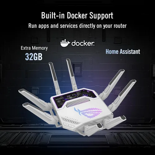 Miniatura 4 de ASUS GT-BE19000AI Tri-Band WiFi 7 (802.11be) AI Gaming Router, ancho de banda de 320 MHz y 4096-QAM, MLO, puertos duales 10G, impulso de juego AI