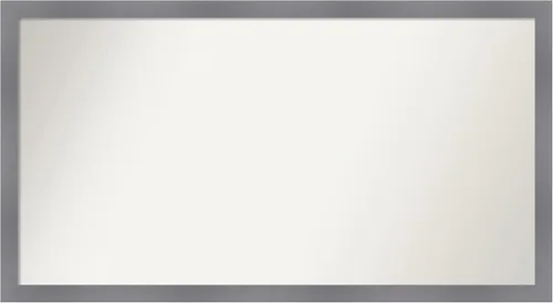 Miniatura 514 de Amanti Art Espejo personalizado, espejo de baño gris plomo a rayas, espejo de pared o espejo de tocador de baño sobre el fregadero