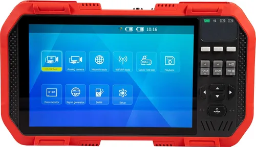 Miniatura 15 de Triplett 8075 CamView IP Pro-X - Probador de cámara CCTV con PoE, servidor DHCP incorporado y pantalla táctil TFT de 7 pulgadas - NTSC/PAL, HD-CVI