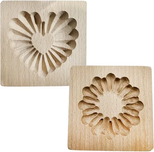 Miniatura 32 de Molde de Galletas de Madera, Molde de Horneado 3D, Herramienta de Decoración de Gravura para Artesanía, Adecuado para Halloween, Acción de Gracias