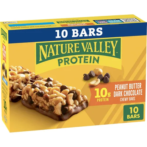 Miniatura 12 de Nature Valley Barras de granola, chocolate amargo con mantequilla de maní, sin gluten, 21.3 oz