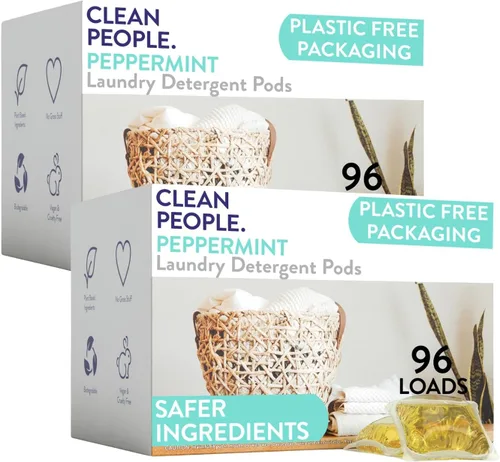 Miniatura 22 de The Clean People Cápsulas de detergente para ropa - Envase reciclable, hipoalergénico, lucha contra las manchas - Jabón de ropa ultraconcentrado