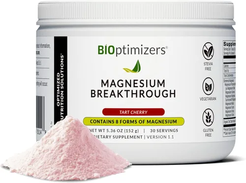 Miniatura 10 de BIOptimizers Magnesio Breakthrough Drink - 8 formas de magnesio, electrolitos, salud del sueño, estrés, recuperación muscular, apoyo cardíaco