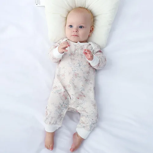 Miniatura 3 de Mono para bebé, mameluco manga larga estampado, ropa cómoda y bonita de una pieza, ropa diaria con cuello redondo