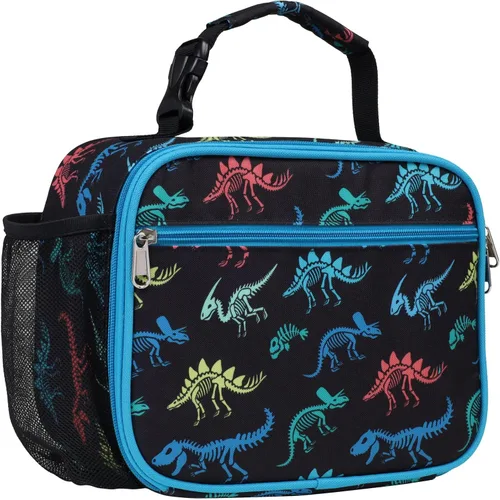 Bagseri Lonchera para Niños Varones - Lonchera Aislada para Niños Reutilizable a Prueba de Fugas Lonchera para Niños Varones con Soporte para Fósil