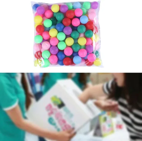 Miniatura 6 de Bolas de juego de bingo de 1.575 in para proyectos de bricolaje y actividades de fiesta 150 piezas mixtas