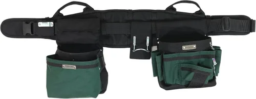 Miniatura 2 de BOULDER BAG Ultimate Electrician's MAX Combo con cinturón de herramientas con soporte cómodo para la espalda, hebilla de liberación rápida, cinturón