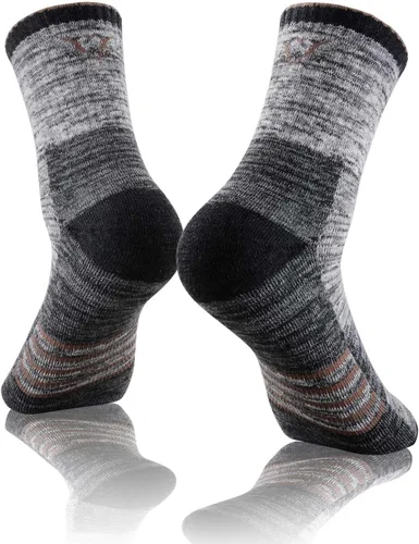 Miniatura 2 de FEIDEER Calcetines de senderismo para hombre y mujer, unisex, absorben la humedad, de algodón, con soporte de arco