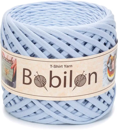 Miniatura 24 de Hilo de Camiseta de Algodón 7-9 mm (0.276-0.354 in) para Ganchillo, Tejido, Macramé, Manualidades DIY – Jersey Soft Ribbon, Fettuccini Zpagetti