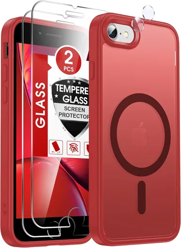 Miniatura 46 de LeYi Funda para iPhone XR: con protector de pantalla X2 + 2 funda para cámara [compatible con MagSafe] Funda protectora magnética i iphoneXR