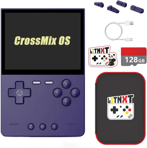 Miniatura 13 de TRIMUI - Consola de juegos portátil de ladrillo con LITNXT CrossMixOS, consola de juegos retro IPS de 3.2 pulgadas, reproductor de videojuegos retro