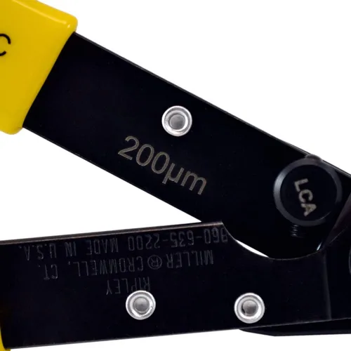 Miniatura 5 de Miller Pelacables de fibra óptica de un solo orificio serie FO 103-S-200 para técnicos de trabajo, electricistas e instaladores, apertura