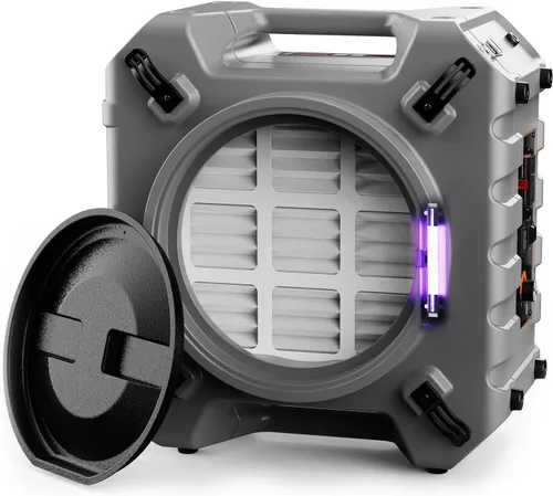 Abestorm Depuradores de aire comerciales para el hogar, depurador de aire HEPA de 750 CFM con filtración de luz UV-C de 4 etapas, máquina de aire