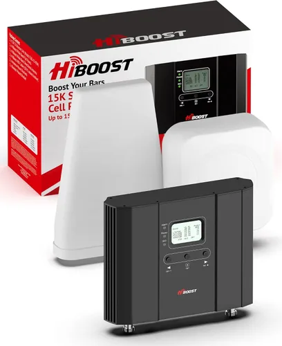 Miniatura 8 de HiBoost Amplificador de teléfono celular para Verizon, AT&T y T Mobile Cell Signal Booster para cobertura del hogar de hasta 4000 pies cuadrados