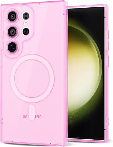 Miniatura 8 de Svanove Funda para Samsung Galaxy S22 Transparente Compatible con Magsafe Silicone, Funda Magnética Mag Safe Transparente Delgada Bonita, Estética