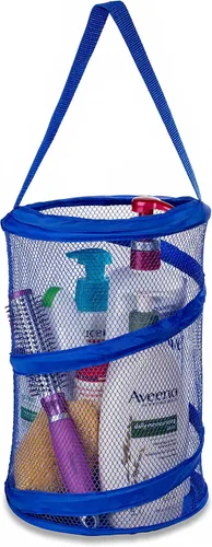 Miniatura 10 de Organizador personal de baño de 8" x 6", con 3 compartimientos grandes para organizar accesorios y con un agujero de drenaje en la parte inferior