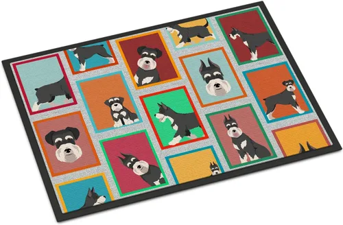 Miniatura 19 de Caroline's Treasures MLM1149MAT - Felpudo rojo Border Collie de 18 x 27 pulgadas, para interiores y exteriores, para entrada, antideslizante, Border