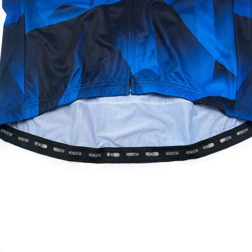 Miniatura 6 de Maillot de ciclismo para hombre, manga corta, camiseta de bicicleta de montaña, bolsillo con cremallera, reflectante, calavera