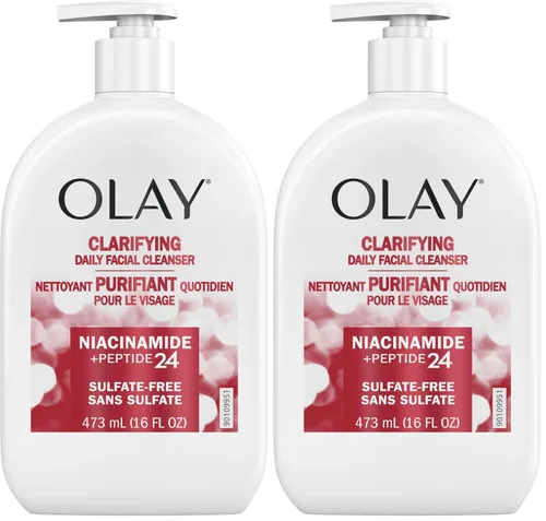 Miniatura 10 de Olay Limpiador Facial, Limpiador Facial Diario con Niacinamida, Péptidos y Glicerina - Clarificante, Refresca la Superficie de la Piel, Refina