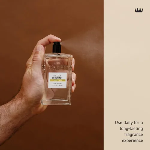 Miniatura 5 de Cremo Colonia para hombres – Espray de colonia italiana de bergamota para hombre, una combinación de bergamota italiana, flor de neroli y vetiver