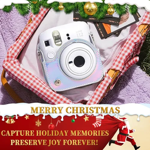 Miniatura 2 de CAIYOULE - Accesorios para cámara instantánea Fujifilm Instax Mini 12, paquete de accesorios que incluye estuche de PU para Instax Mini 12, mini