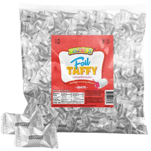Miniatura 10 de Black Foils - Caramelos dulces y ácidos, bolsa de 1 libra de caramelos kosher con temática de color negro envueltos individualmente con sabor a