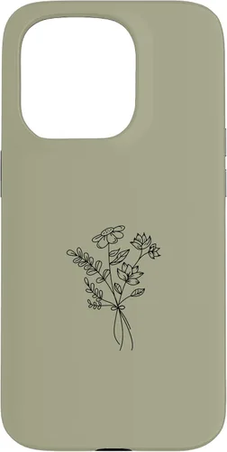 Miniatura 14 de Funda para iPhone 12 mini Wildlfower Floral Flower Khaki